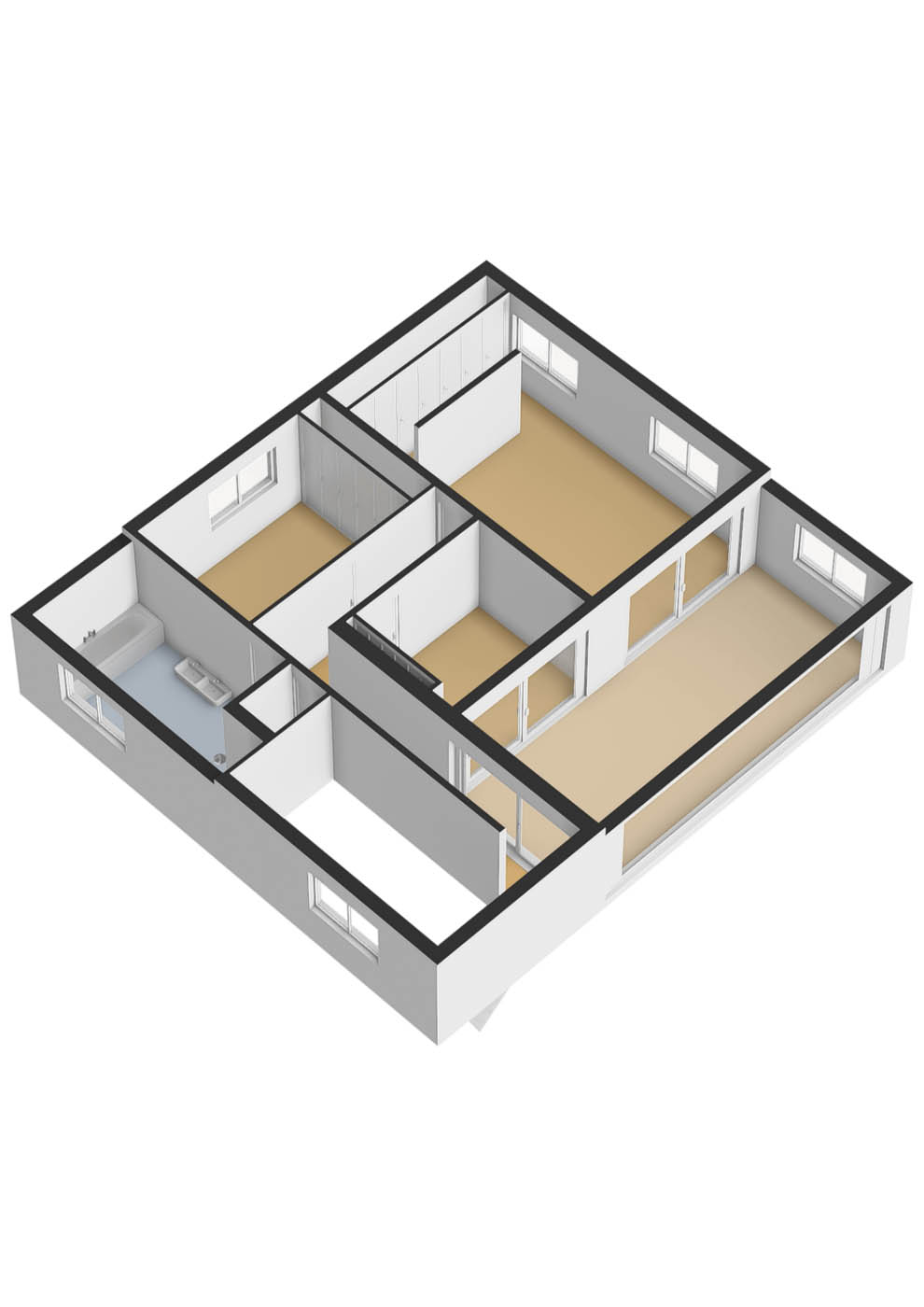204_Eerste verdieping - 3D