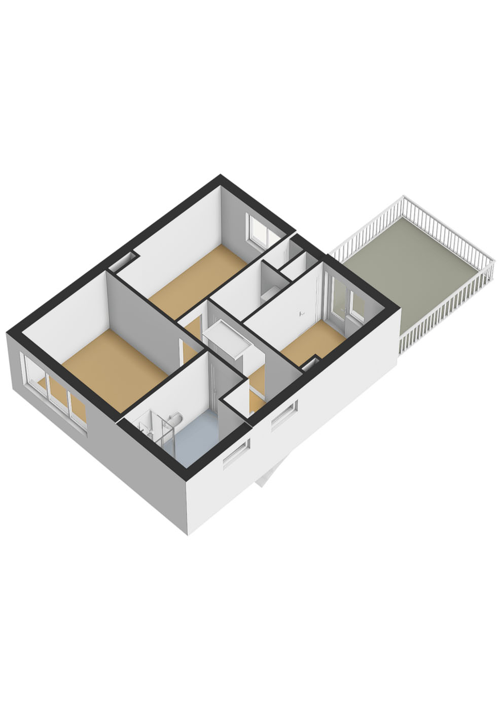 204_Eerste verdieping - 3D