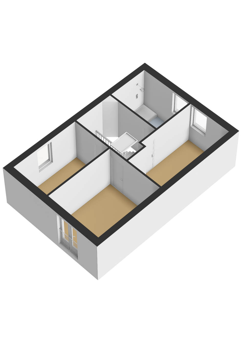 204_Eerste verdieping - 3D